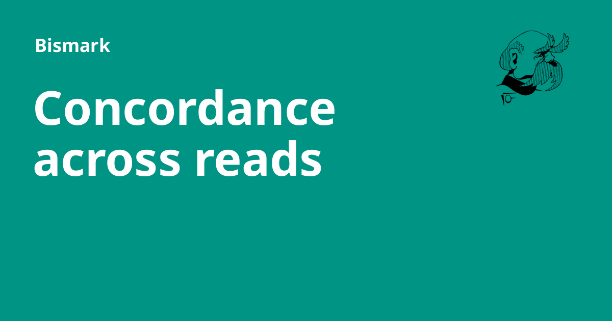 Concordance Across Reads Bismark